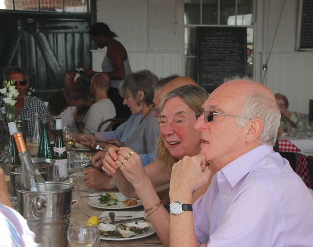 Jon with Chris Stewart's wife Christine 