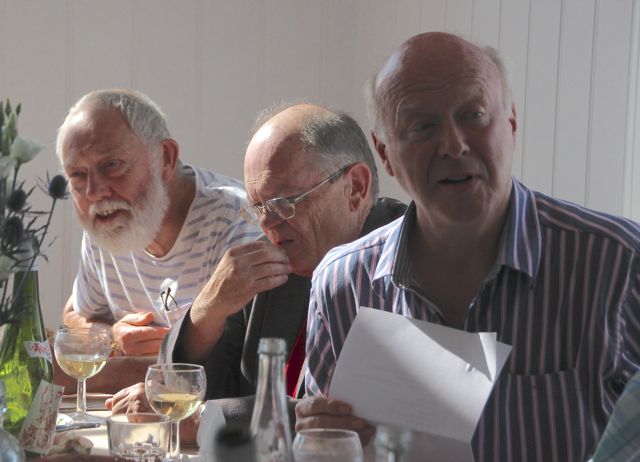 Guy with his Radio Essex Quiz (we don't know who won)