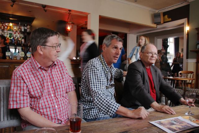 Back in the pub again