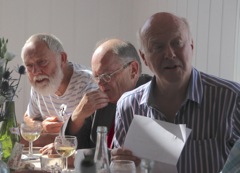 Guy with his Radio Essex Quiz (we don't know who won)