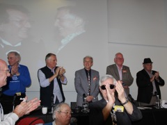 A standing ovation to recognise the hard work of Hans and Martin