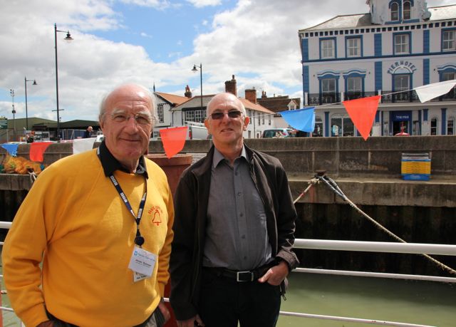 Alan Turner with Jon Myer from The Pirate Radio Hall of Fame