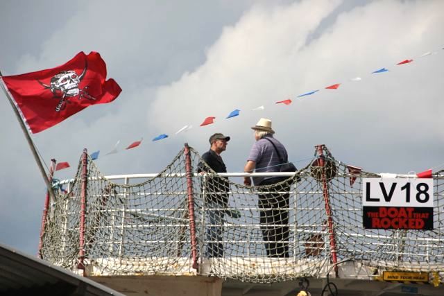 Fab Alan Field and John Sales  on  board